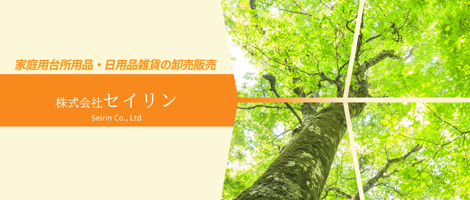 家庭用台所用品・日用品雑貨卸売販売業者「株式会社セイリン」